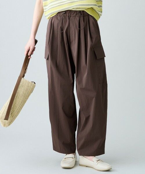 ANY / エニィ カーゴパンツ | 撥水ナイロンカーゴパンツ（ブラウン）