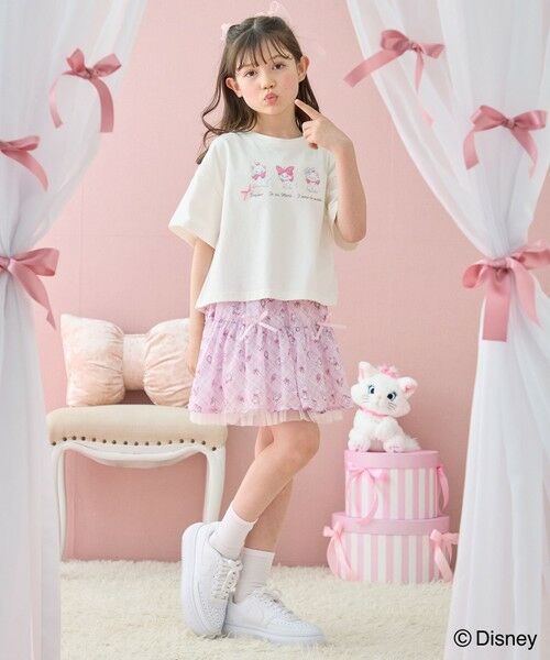 ANY / エニィ ミニ・ひざ丈スカート | 【ディズニー/マリー】チェック柄 総柄スカパン | 詳細6