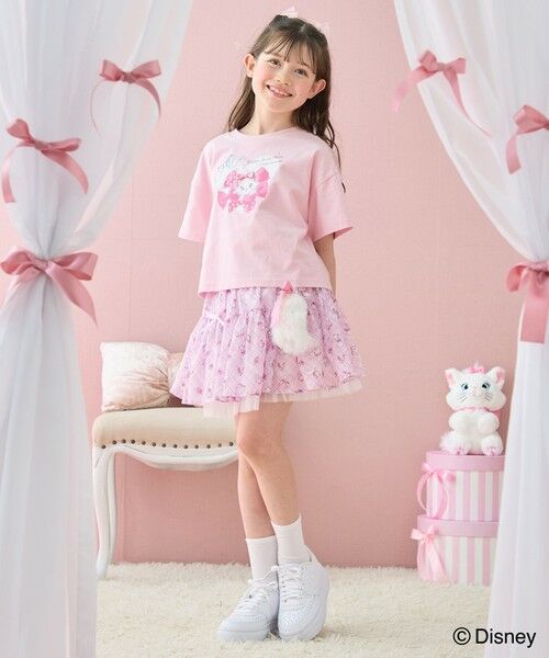 ANY / エニィ ミニ・ひざ丈スカート | 【ディズニー/マリー】チェック柄 総柄スカパン | 詳細2