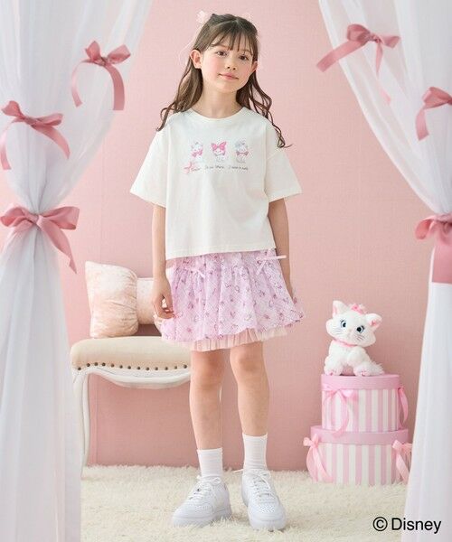 ANY / エニィ ミニ・ひざ丈スカート | 【ディズニー/マリー】チェック柄 総柄スカパン | 詳細5