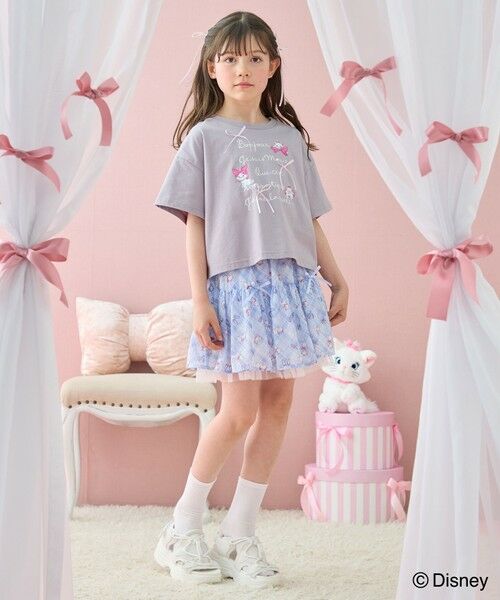 ANY / エニィ ミニ・ひざ丈スカート | 【ディズニー/マリー】チェック柄 総柄スカパン | 詳細9