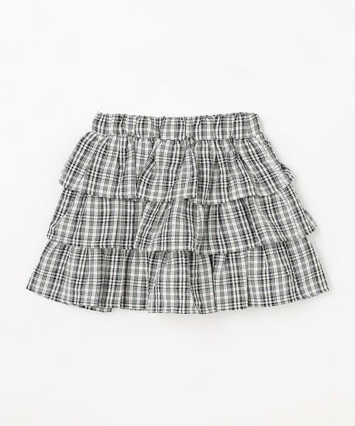 ANY / エニィ ミニ・ひざ丈スカート | 【洗濯機可能】ティアード チェックスカパン | 詳細4
