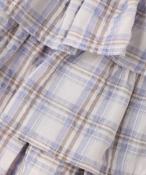 ANY / エニィ ミニ・ひざ丈スカート | 【洗濯機可能】ティアード チェックスカパン | 詳細17