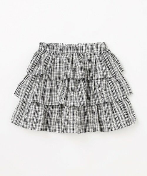 ANY / エニィ ミニ・ひざ丈スカート | 【洗濯機可能】ティアード チェックスカパン | 詳細4
