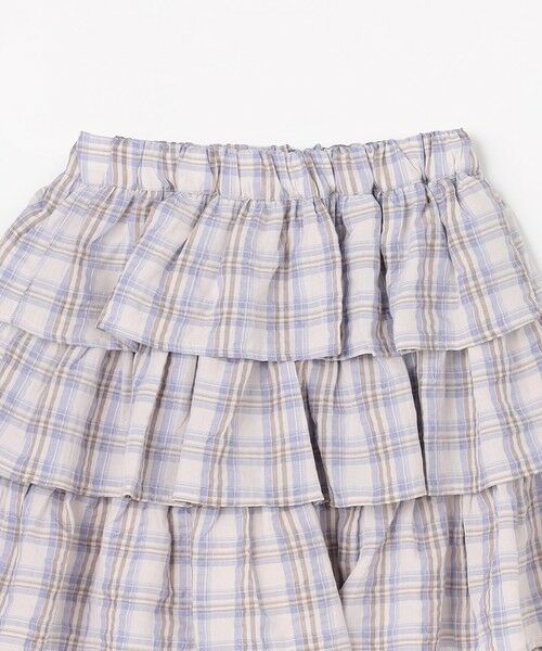 ANY / エニィ ミニ・ひざ丈スカート | 【洗濯機可能】ティアード チェックスカパン | 詳細12