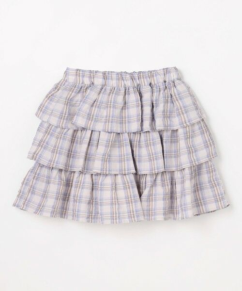 ANY / エニィ ミニ・ひざ丈スカート | 【洗濯機可能】ティアード チェックスカパン | 詳細10