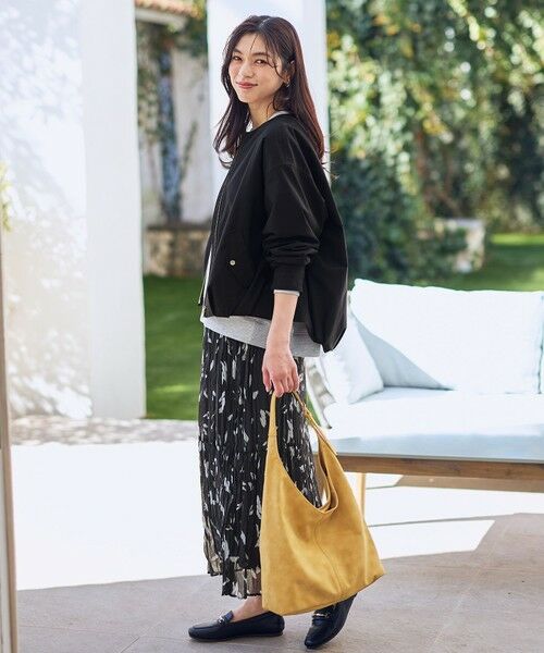 ANY / エニィ ミニ・ひざ丈スカート | アートドットプリントスカート | 詳細9