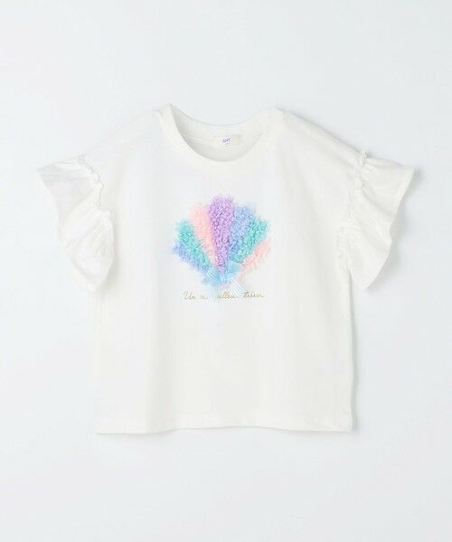 ANY / エニィ カットソー | 【綿100%】ひんやり フリル袖 もしゃもしゃTシャツ | 詳細4