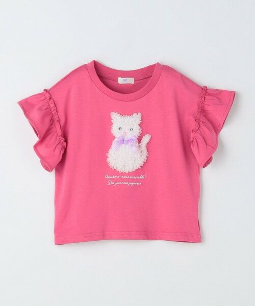 ANY / エニィ カットソー | 【綿100%】ひんやり フリル袖 もしゃもしゃTシャツ | 詳細10