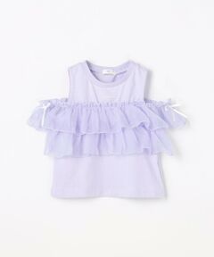 ANY / エニィ カットソー | 3WAY フリルドッキングTシャツ