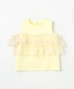 ANY / エニィ カットソー | 【新色追加】3WAY フリルドッキングTシャツ