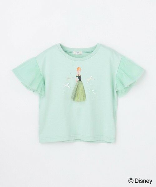 ANY / エニィ カットソー | 【ディズニー/FROZEN】【綿100%】袖チュール Tシャツ | 詳細5