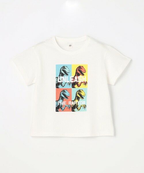 ANY / エニィ カットソー | 【洗濯機可能】恐竜プリント 半袖Tシャツ | 詳細4