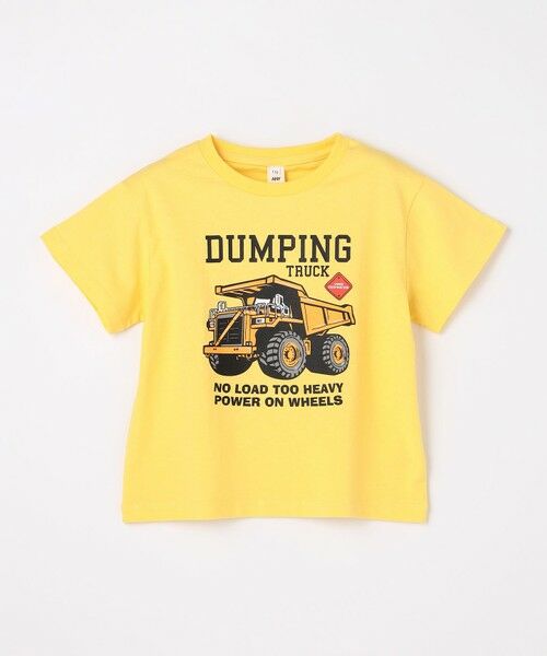 ANY / エニィ カットソー | 【洗濯機可能】はたらく車プリント 半袖Tシャツ | 詳細4