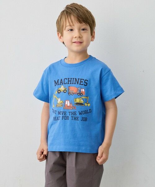 ANY / エニィ カットソー | 【洗濯機可能】はたらく車プリント 半袖Tシャツ | 詳細6