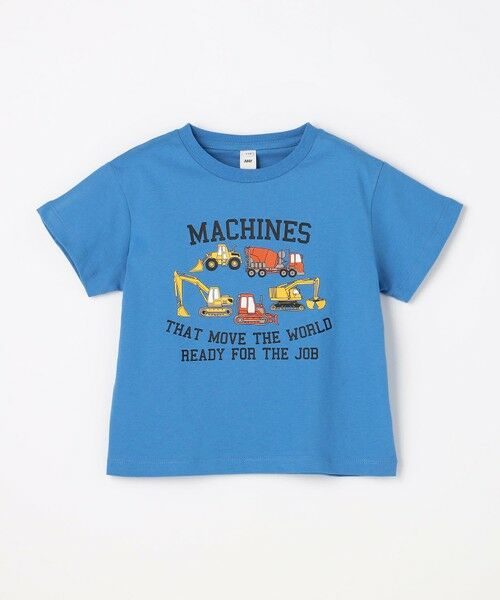 ANY / エニィ カットソー | 【洗濯機可能】はたらく車プリント 半袖Tシャツ | 詳細9
