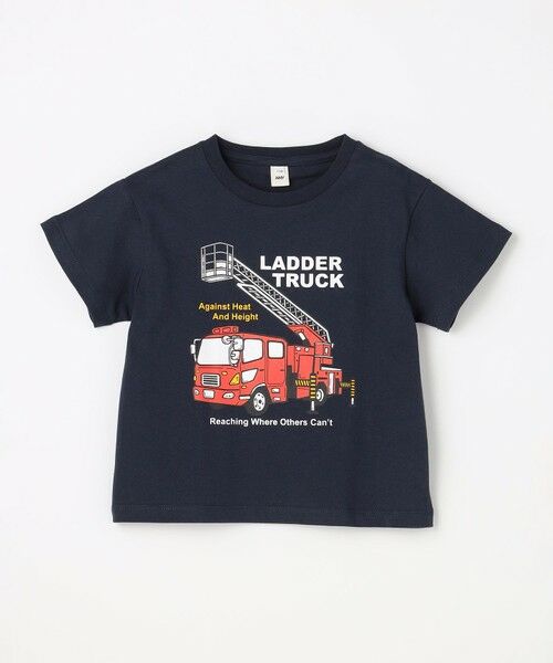 ANY / エニィ カットソー | 【洗濯機可能】はたらく車プリント 半袖Tシャツ | 詳細19