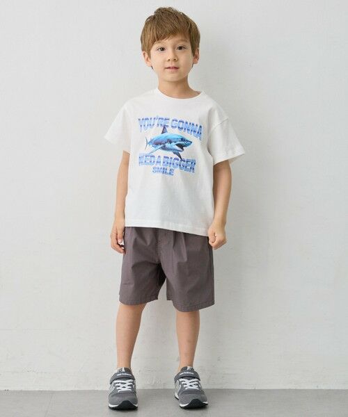ANY / エニィ カットソー | 【洗濯機可能】サメプリント 半袖Tシャツ | 詳細3