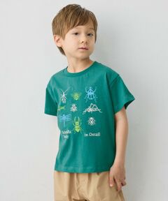 ANY / エニィ カットソー | 【洗濯機可能】昆虫プリント 半袖Tシャツ