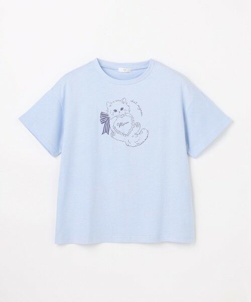 ANY / エニィ カットソー | 【綿100%/接触冷感】ひんやり オーバーサイズ アニマルTシャツ | 詳細10