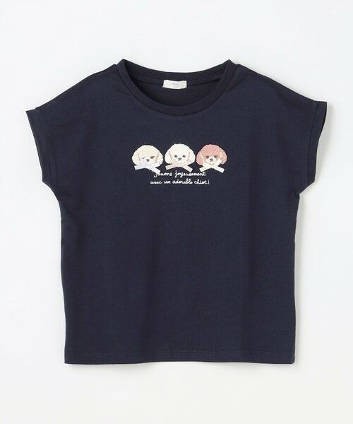 ANY / エニィ カットソー | 【綿100%】ひんやり フレンチスリーブ サガラ刺?Tシャツ | 詳細7