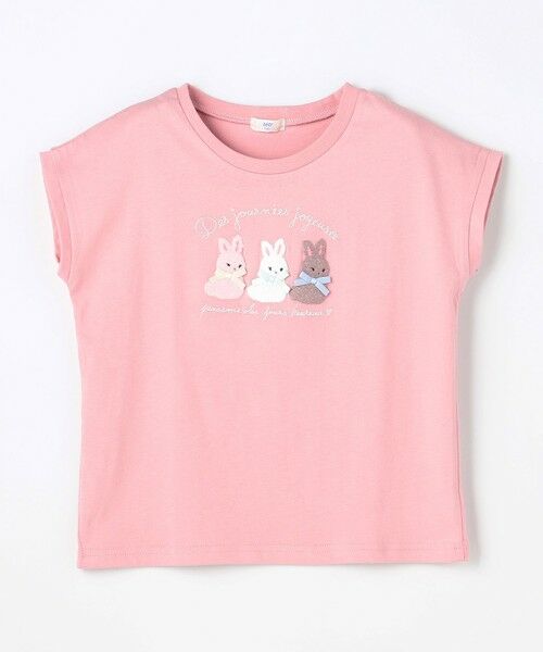 ANY / エニィ カットソー | 【綿100%】ひんやり フレンチスリーブ サガラ刺?Tシャツ | 詳細14
