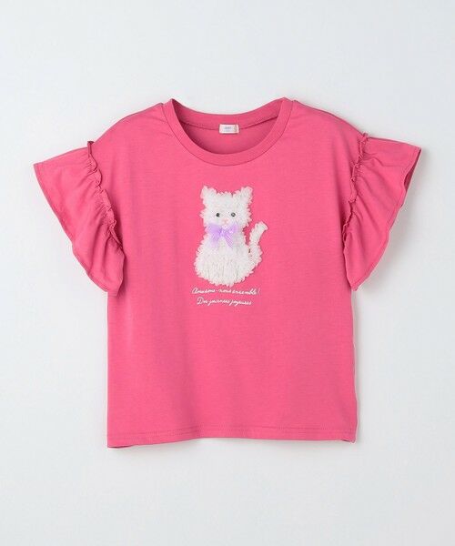 ANY / エニィ カットソー | 【綿100%】ひんやり フリル袖 もしゃもしゃTシャツ | 詳細10