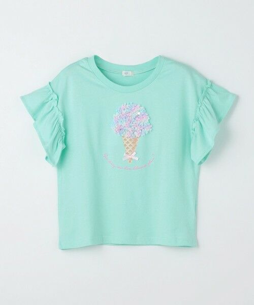 ANY / エニィ カットソー | 【綿100%】ひんやり フリル袖 もしゃもしゃTシャツ | 詳細24
