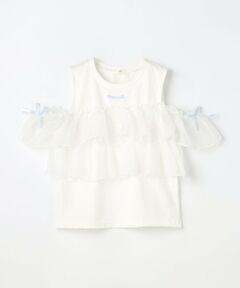 ANY / エニィ カットソー | 3WAY フリルドッキングTシャツ