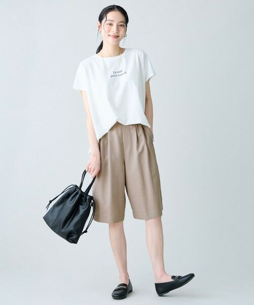 ANY / エニィ カットソー | ANYファンクションワイドフレンチスリーブTシャツ | 詳細2
