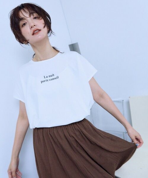 ANY / エニィ カットソー | ANYファンクションワイドフレンチスリーブTシャツ | 詳細2