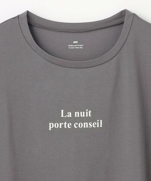 ANY / エニィ カットソー | ANYファンクションワイドフレンチスリーブTシャツ | 詳細7