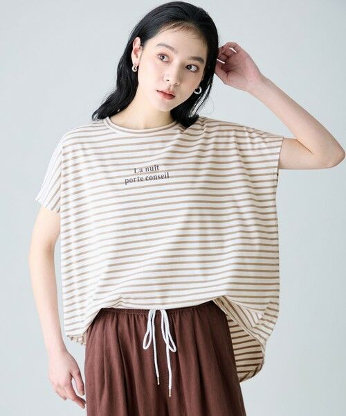 ANY / エニィ カットソー | ANYファンクションワイドフレンチスリーブTシャツ | 詳細18