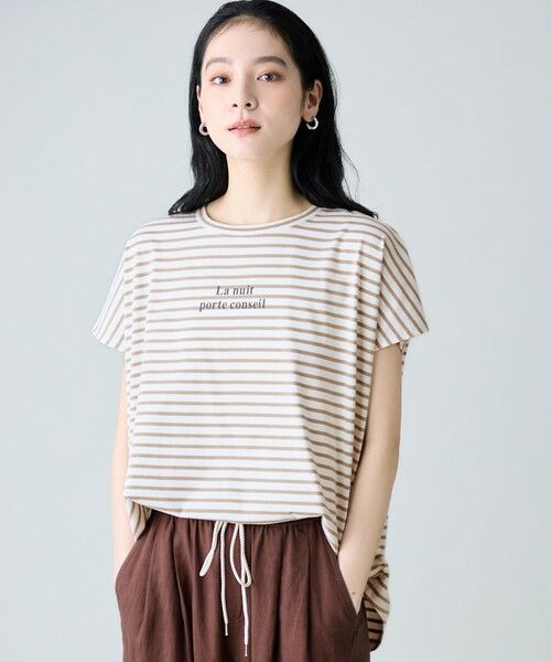 ANY / エニィ カットソー | ANYファンクションワイドフレンチスリーブTシャツ | 詳細19