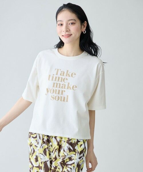 ANY / エニィ カットソー | ANYファンクションロゴTシャツ（オフ）