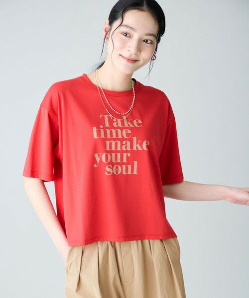 ANY / エニィ カットソー | ANYファンクションロゴTシャツ（レッド）