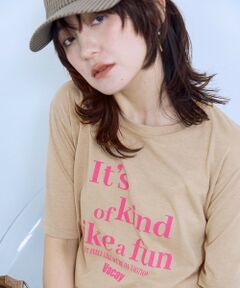 ANY / エニィ カットソー | シアーネップロゴＴシャツ
