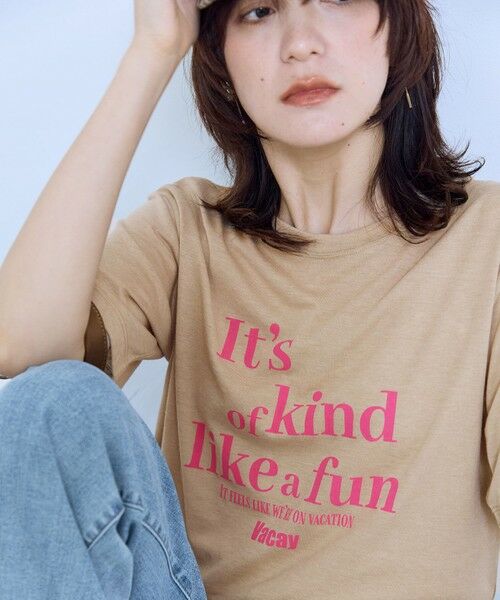 ANY / エニィ カットソー | シアーネップロゴＴシャツ | 詳細7