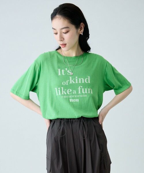 ANY / エニィ カットソー | シアーネップロゴＴシャツ | 詳細13
