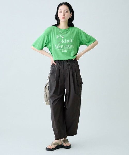 ANY / エニィ カットソー | シアーネップロゴＴシャツ | 詳細14