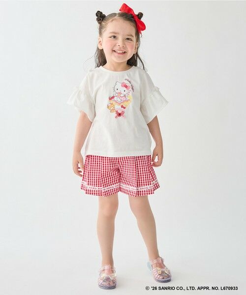 ANY / エニィ カットソー | 【サンリオキャラクターズ×ANY KIDS】ひんやり ファンシーフリル袖Tシャツ | 詳細2