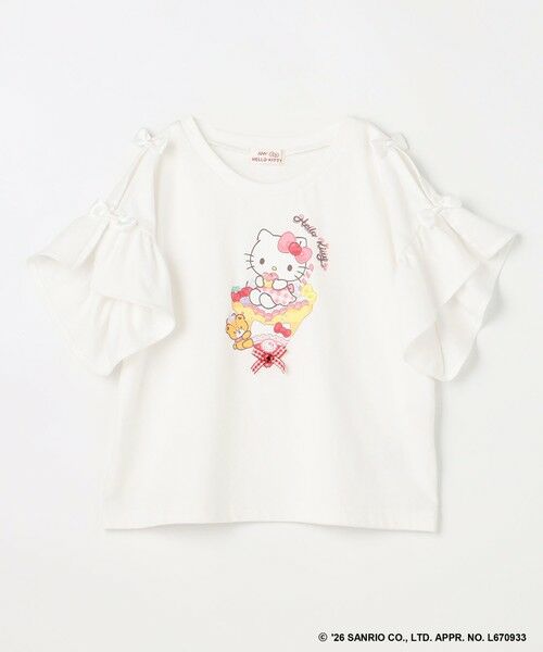 ANY / エニィ カットソー | 【サンリオキャラクターズ×ANY KIDS】ひんやり ファンシーフリル袖Tシャツ | 詳細4