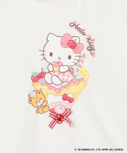 ANY / エニィ カットソー | 【サンリオキャラクターズ×ANY KIDS】ひんやり ファンシーフリル袖Tシャツ | 詳細5
