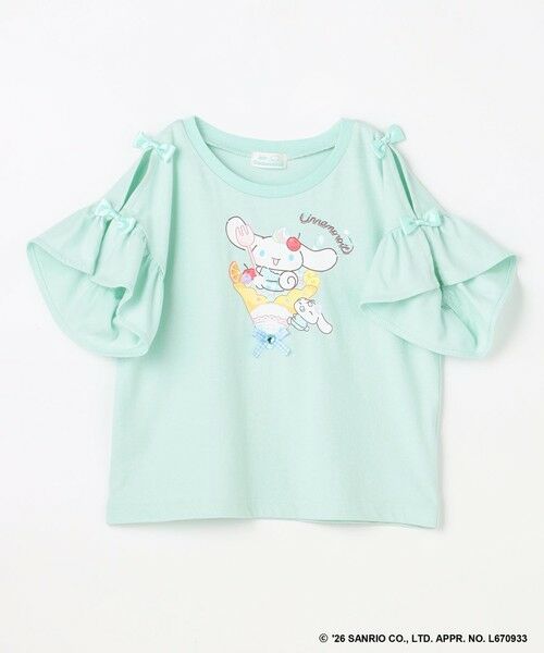 ANY / エニィ カットソー | 【サンリオキャラクターズ×ANY KIDS】ひんやり ファンシーフリル袖Tシャツ | 詳細24
