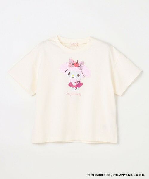 ANY / エニィ カットソー | 【サンリオキャラクターズ×ANY KIDS】ひんやり ミラクルスパンコール Tシャツ | 詳細4