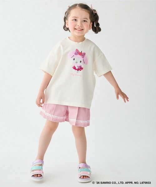 ANY / エニィ カットソー | 【サンリオキャラクターズ×ANY KIDS】ひんやり ミラクルスパンコール Tシャツ | 詳細1