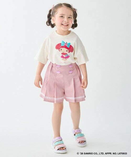 ANY / エニィ カットソー | 【サンリオキャラクターズ×ANY KIDS】ひんやり ミラクルスパンコール Tシャツ | 詳細3