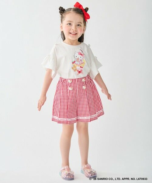 ANY / エニィ カットソー | 【サンリオキャラクターズ×ANY KIDS】ひんやり ファンシーフリル袖Tシャツ | 詳細1