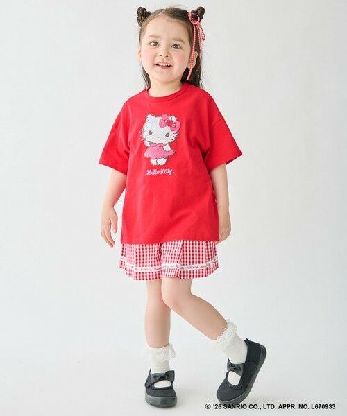ANY / エニィ カットソー | 【サンリオキャラクターズ×ANY KIDS】ひんやり ミラクルスパンコール Tシャツ | 詳細7