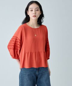 ANY / エニィ シャツ・ブラウス | 刺繍スリーブブラウス
